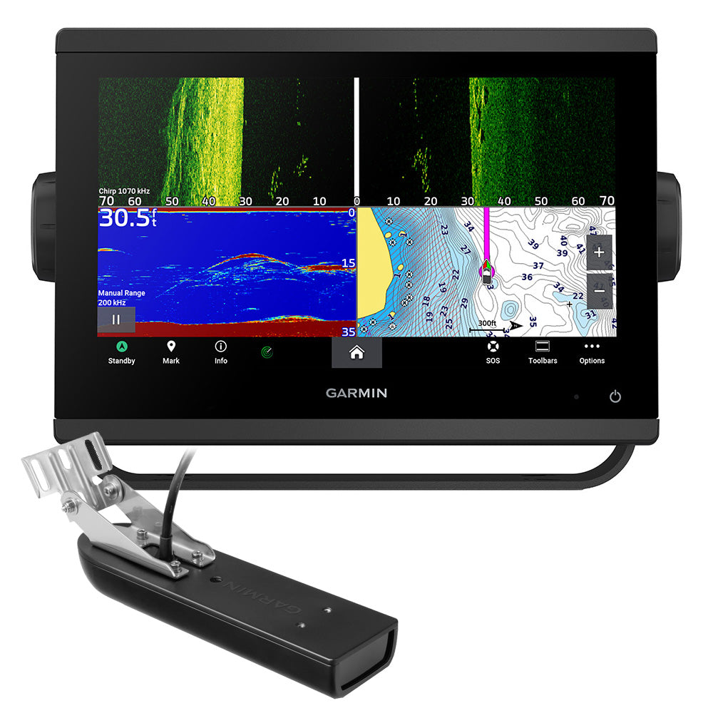 Garmin GPSMAP 943xsv Combo GPSFishfinder GN wGT23TM 0100236661GT23M